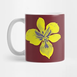 gradient yellow lily Mug